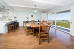 The dinning area is open to the kitchen and has great views as well.